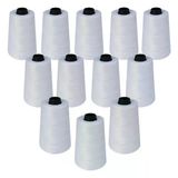 Fdm Çuval Ağzı Dikiş Makinesi İpi 3 Kat 26 No Beyaz %100 Polyester Konik Makara Çuval Ve Torba Kapatma İpliği
