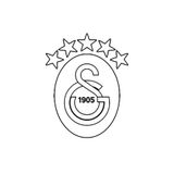 FDM DEKOR Galatasaray logosu boyama seti