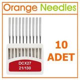 FDM Orange DCx27 Overlok Makine İğnesi 21 Numara 10 Adet
