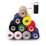 Fdmstar 120 No Karışık Renkli Dikiş İpliği 10’Lu Küçük Boy 250-300 Metre Ev Tipi Makineye Uyumlu Polyester İplik Seti