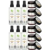 Fe Keratin 200 ml Saç Sütü+300 ml Saç Maskesi Karma 12'li Set