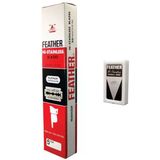 Feather Ekstra Paslanmaz 100 Çift Taraflı Tıraş Bıçağı, 170 G