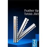 Feather Tip Tırtıklı Ustura Jileti 3 Adet 722120