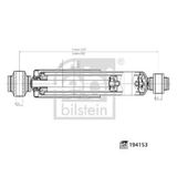 Febi 194153 Amortisör Arka Aks Arka Aks Sol Arka Aks Sağ Opel Renault Car Vauxhall 06H109158hs1