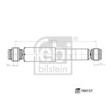 Febi 194157 Havalı Süspansiyon Amortisörü Arka Gazlı Mercedes Vito W639 03 6393260800