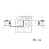 Febi 194198 Amortisör Arka Aks Citroen 00005206H1
