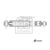 Febi 194200 Amortisör Arka Aks Arka Aks Sol Arka Aks Sağ Nissan Opel Renault Car Vauxhall 5621000Q2f