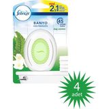 Febreze Hava Ferahlatıcı Banyo Oda Kokusu Dağ Esintisi 4 'lü