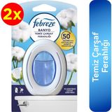 Febreze Hava Ferahlatıcı Banyo Oda Kokusu Dağ Esintisi x 2 Adet - Febreze Banyo Dağ Esintisi