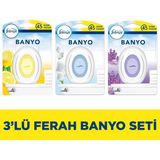 Febreze Hava Ferahlatıcı Banyo Oda Kokusu Temiz Çarşaf Ferahlığı&lavanta&limon