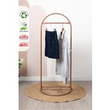 Fec Reklam Butik Stil Oval Askılık Konfeksiyon Askılığı Altın Renk Askılık Rose Elbise Askılığı Ayaklı Askılık