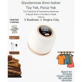 FEDDY Tiftik Toplama Makinesi – USB Type-C Şarjlı, Dijital Ekranlı, Extra Bıçaklı, 3 Kademeli - Beyaz