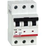 Federal 3X10A 6ka C Tipi Otomatik Sigorta 9EG-C0633-0D10 - 10 A