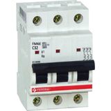 FEDERAL 3X32A 6ka, C Tipi, Otomatik Sigorta, 9EG-C0633-0D32
