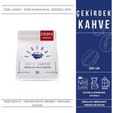FEDERAL Ethiopia Yirgacheffe Çekirdek Kahve 250 GR Türkiye Menşeli Narenciye Aromalı Taze Kahve