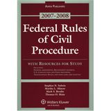 Federal Rules of Civil Procedure: With Resources for Study, 2007-2008 Edition Subrin, Stephen N.; Minow, Martha L. and Brodin, Mark S.