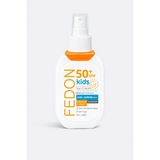 Fedon Kids Spf 50 Çocuk Bebek Güneş Kremi 100 ml Suya Dayanıklı Hipoalerjenik Parfümsüz Göz Yakmayan - Beyaz