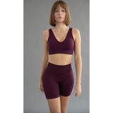FEELAMORE Elevate Kalın Askılı Pedli Spor Sütyeni ve Push Up Büzgülü Toparlayıcı Spor Şort Tayt Takım