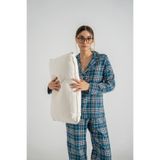 FEELAMORE Night Lounge Ekose Desenli Flanel Pijama Takım