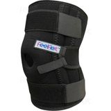 Feelflex Diz Destekleme Bandajı Patella ve Ligament Destekli Dizlik Menisküs, Diz Eklemm Desteği, Agrı Azaltma - Siyah - Standart