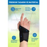 Feelflex El Bilek Bandajı, Bilek Splinti, Bilek Koruyucu, El ve Bilek Ağrısı, Sporcu Bilekliği