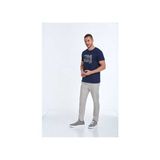 Feelin Good Baskılı Pamuklu Erkek Tişört Lacivert