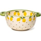 Feeling Good Inside Lemon Splash Collection Seramik Makarna Süzgeci - Standart