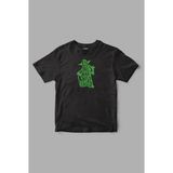 "feelings You Must Trust" Yoda Star Wars Baskılı Tişört - Siyah - XL