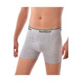Feelline Lycra Gri Erkek Boxer, 2XL Beden