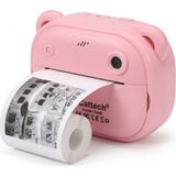 Feer Teknoloji Çocuklar Için Anında Siyah Beyaz Baskı Fotoğraf Makinesi | Yedek Rulo Dahil Eğlenceli Kamera - Pembe