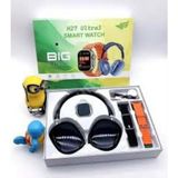 Feer Teknoloji H27 Ultra Akıllı Saat Seti – Kulak Üstü Bluetooth Kulaklık + 3 Kordonlu Premium - Beyaz