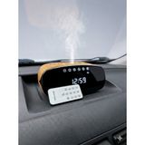 Feer Teknoloji Hepsi Bir Arada Lüks Ev Yaşam Cihazı - Oda Hava Nemlendirici - Aroma Difüzörü - Bluetooth Hoparlör - Dijital Saat ve Alarm - Dinamik Rgb LED Aydınlatma - Ahşap