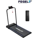 Fegel FG-04 FitShow Destekli Bluetooth Hoparlörlü Katlanabilir Koşu ve Yürüyüş Bandı 1.5 HP - Siyah
