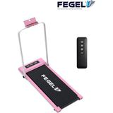 Fegel FG-07 FitShow Destekli Bluetooth Hoparlörlü Katlanabilir Koşu Bandı - Pembe