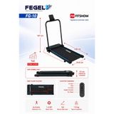 Fegel FG-10 EĞİMLİ-KATLANABİLİR - UYGULAMALI - KOŞU BANDI