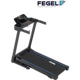 Fegel FG-12 Manuel Eğimli FitShow Destekli Bluetooth Hoparlörlü Katlanabilir Koşu Bandı