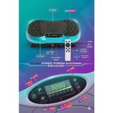 Fegel Fg-6500 Titreşimli Fitness Platformu 99 Hız Seviyesi & Hoparlörlü Egzersiz Aleti 99 Kademe, Bluetooth Hoparlörlü Fitness Ve Yağ Yakım Destekli Spor Aleti