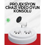 Feifei 3D Oyun Destekli Kablosuz Ev Sinema Projeksiyon Cihazı - FEİ4300-7008 - Çok Renkli