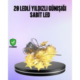 Feifei 5 Metre Yıldız Şeklinde LED Şerit Işık Sabit Beyaz Aydınlatma - FEİ8593-5286 - Çok Renkli