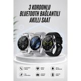 Feifei Akıllı Saat Amoled Ekran Bluetooth Bağlantılı Sesli Görüşme Nabız Ölçer - FEİ9492-6691 - Çok Renkli