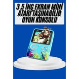 Feifei Çocuklara Özel 4K Hd Retro Oyun Konsol El Atari Taşınabilir 500 Oyunlu - FEİ4896-3960