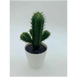 Fejka Kaktüs, 14 Cm, Mini Saksılı Yapay Kaktüs Bitki