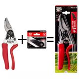 Felco 7 Döner Saplı Budama Makası By-Pass Ve F-Tech 7/3 Yedek Üst Bıçak Seti