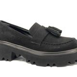 Feles Corcik Puskullu Oxford Gunluk Loafer Kadin Ayakkabi