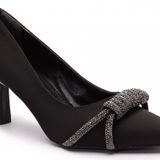Feles Taş Detaylı Stiletto Kadın Topuklu Ayakkabı
