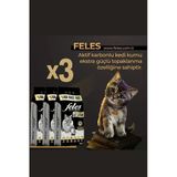 Feles Tozsuz Kedi Kumu 10Lt X 3 Adet (Doğal Aktif Karbonlu)
