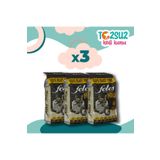 FELES Tozsuz Kedi Kumu 3 Adet Poşet (TAMAMEN DOĞAL , AKTİF KARBONLU)