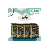 FELES Tozsuz Kedi Kumu 4 Adet Poşet (TAMAMEN DOĞAL , AKTİF KARBONLU)