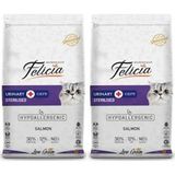 Felicia 2 Adet Adult Cat Light & Sterilised Somonlu Kısırlaştırılmış Yetişkin Kedi Maması 2 kg x 2 = 4 kg Urinary Care