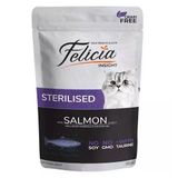 Felicia 24x85 gr Pouch Somonlu Kısırlaştırılmış Kedi Konservesi